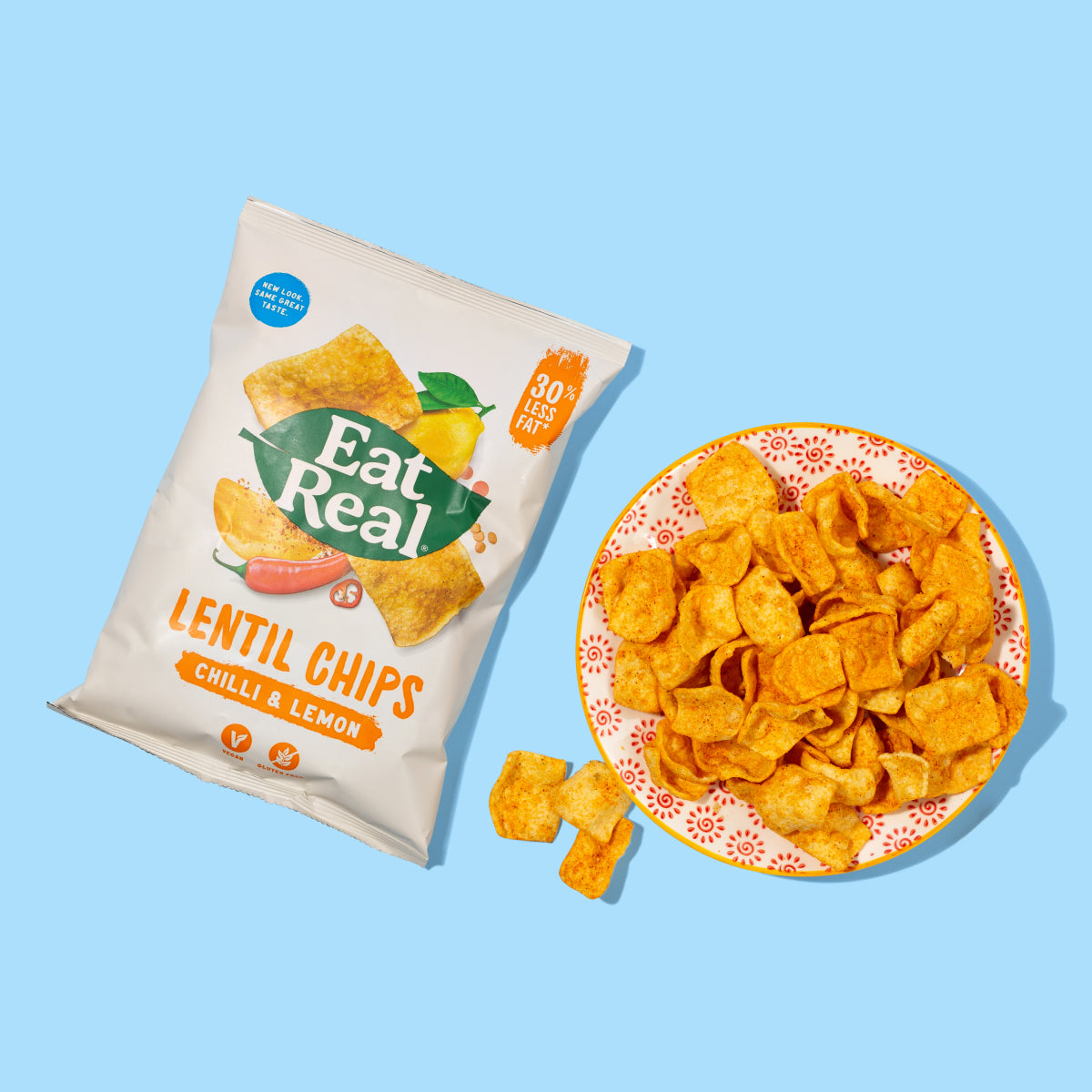 Eat Real Lentil Chips - Chilli & Lemon