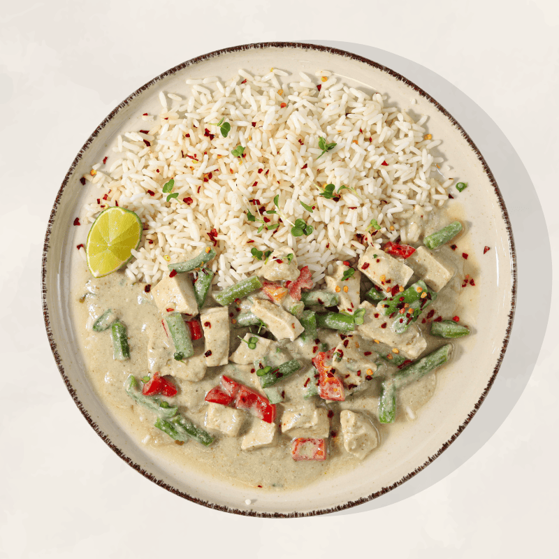Thai Green Chicken Curry & Rice