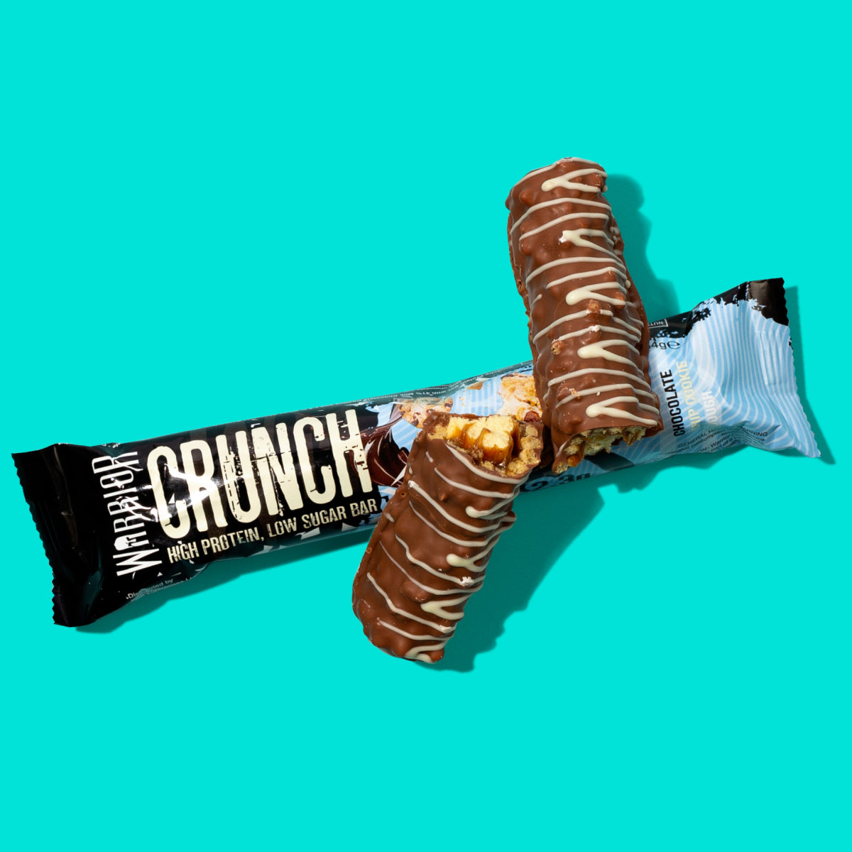 Warrior Crunch High Protein, Low Sugar Bar - Chocolate Chip Cookie Dough