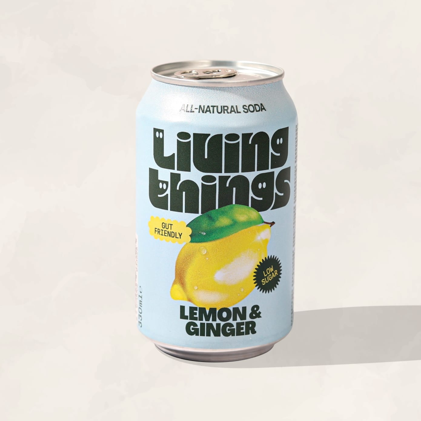 Living Things Prebiotic Soda Lemon & Ginger 330ml