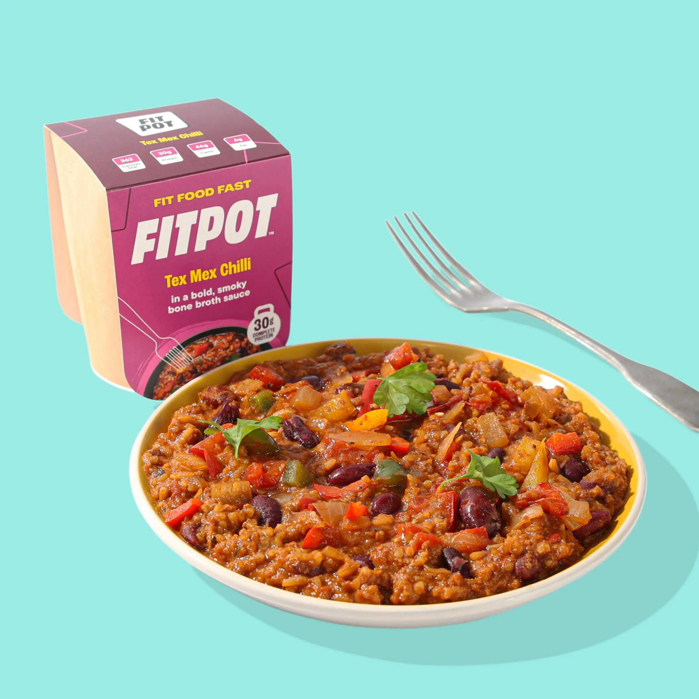 Fitpot Tex Mex Chilli 350g – Goal Plans | MuscleFood Fitpot Tex Mex Chilli 350g – Goal Plans | MuscleFood