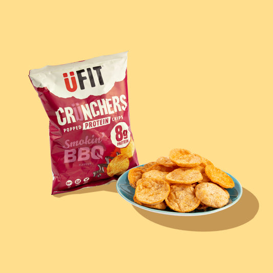 UFIT Crunchers  High Protein Popped Chips - Smokehouse BBQ