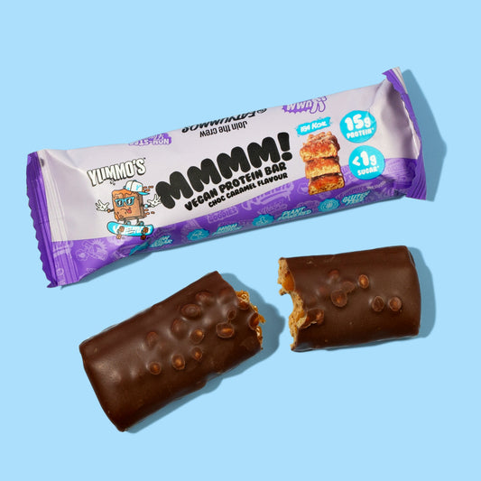 Yummo's Mmmm! Vegan Protein Bar - Choc Caramel Flavour